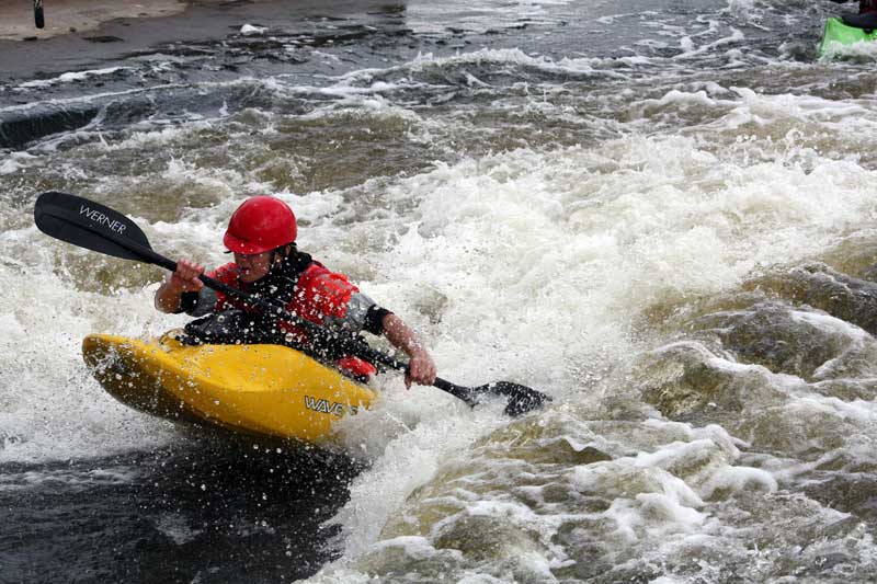 mud and water youth freestyle series kayaking